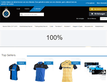 Tablet Screenshot of clubshop.be